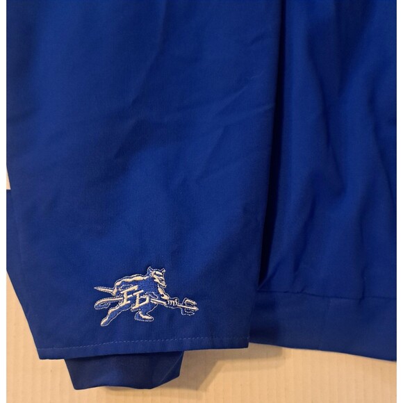 Majestic Duke University Blue Devils Large 90s Puffer Bomber Jacket Vtg Laettner - Picture 8 of 11